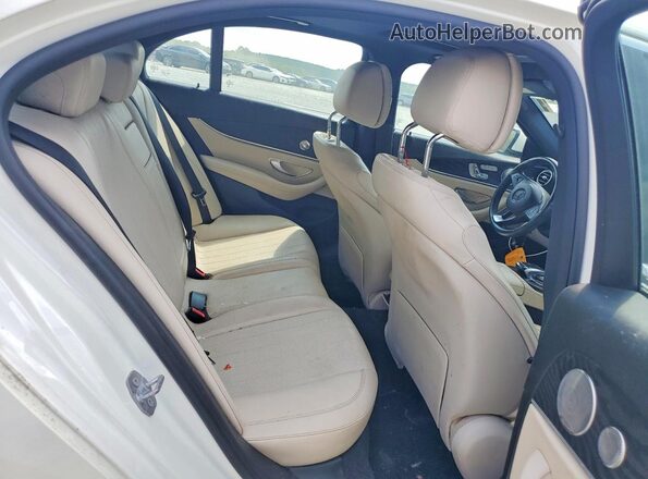 WDDZF4KB7HA197997 2017 MERCEDES-BENZ E White Հետևի նստատեղերի տեսք