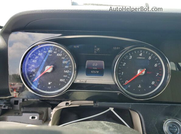 WDDZF4KB7HA197997 2017 MERCEDES-BENZ E White Սարքավորումների վահանակի տեսք