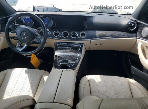 WDDZF4KB7HA197997 2017 MERCEDES-BENZ E White Առջևի վահանակի տեսք