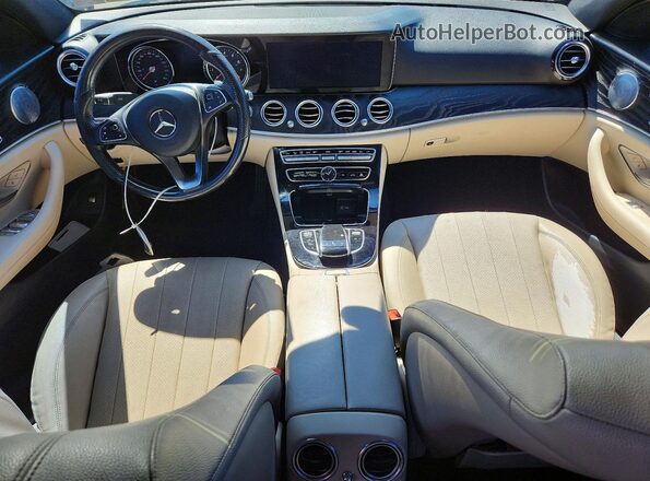 WDDZF4KB9HA198486 2017 MERCEDES-BENZ E Black Вид панелі приладів