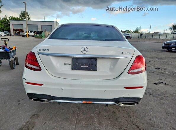 WDDZF4KBXHA019372 2017 MERCEDES-BENZ E Белый Вид сзади