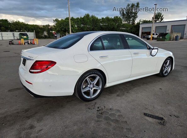 WDDZF4KBXHA019372 2017 MERCEDES-BENZ E Белый Задняя правая четверть