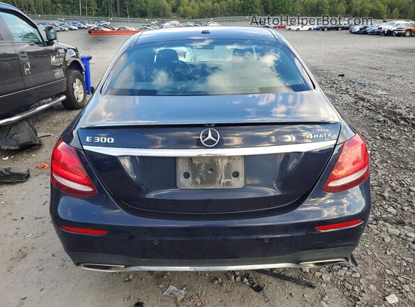 WDDZF4KBXHA044353 2017 MERCEDES-BENZ E Blue Rear view
