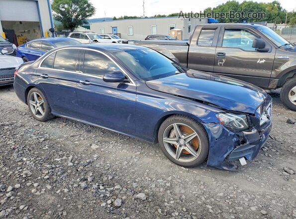 WDDZF4KBXHA044353 2017 MERCEDES-BENZ E Blue Front right