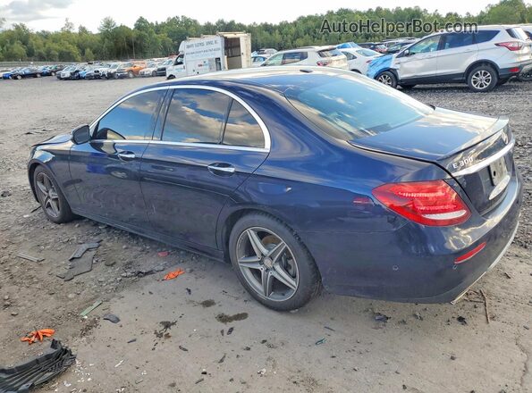 WDDZF4KBXHA044353 2017 MERCEDES-BENZ E Blue Rear left