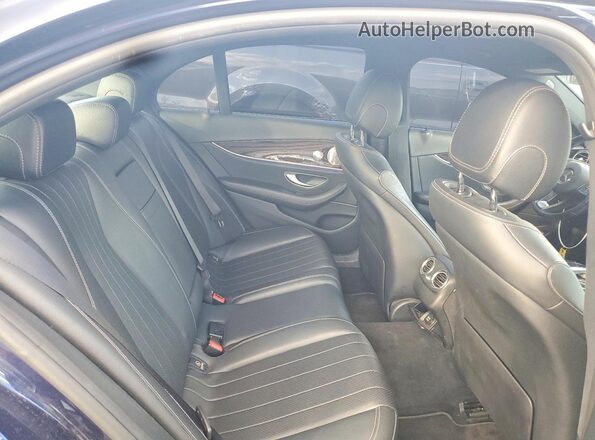 WDDZF4KBXHA044353 2017 MERCEDES-BENZ E Blue Rear seats view
