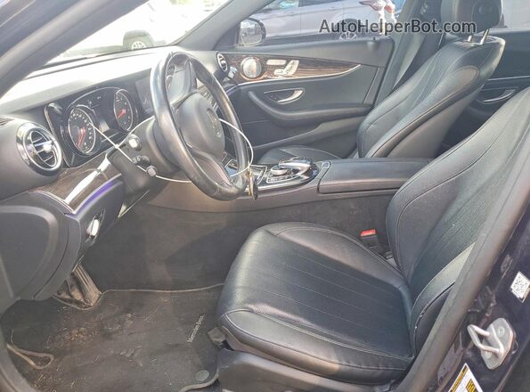 WDDZF4KBXHA044353 2017 MERCEDES-BENZ E Blue Front interior view