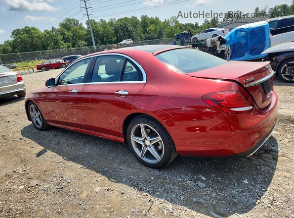 WDDZF4KBXHA122355 2017 MERCEDES-BENZ E Красный Задняя левая четверть