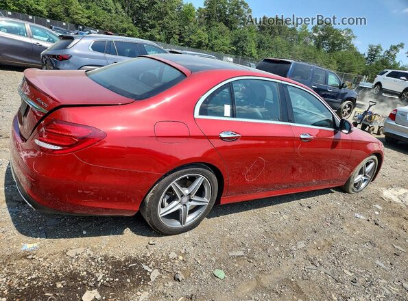 WDDZF4KBXHA122355 2017 MERCEDES-BENZ E Красный Задняя правая четверть