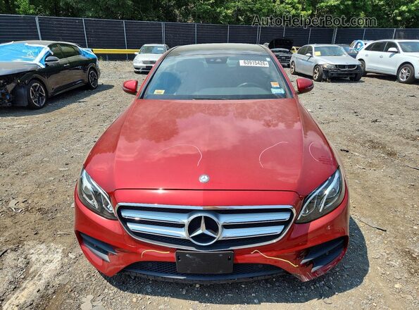 WDDZF4KBXHA122355 2017 MERCEDES-BENZ E Красный Вид спереди