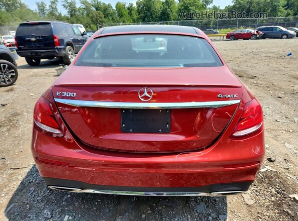 WDDZF4KBXHA122355 2017 MERCEDES-BENZ E Красный Вид сзади