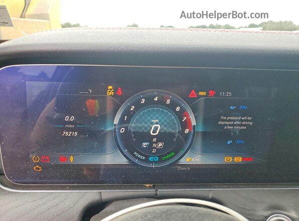 WDDZF6BB4KA491389 2019 MERCEDES-BENZ E Черный Вид щитка приборов