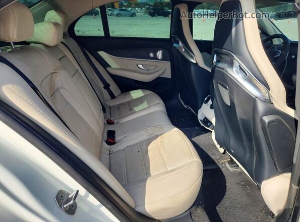 WDDZF8KB1JA274134 2018 MERCEDES-BENZ E White Widok tylnych siedzeń