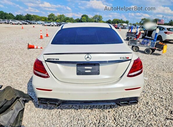 WDDZF8KB1JA274134 2018 MERCEDES-BENZ E White Widok z tyłu