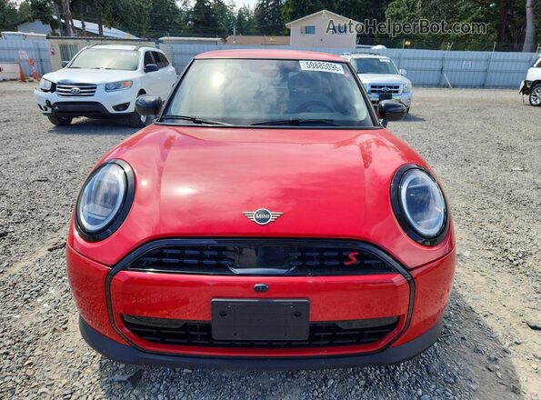 WMW23GD04S2X25110 2025 MINI COOPER Red წინა ხედი