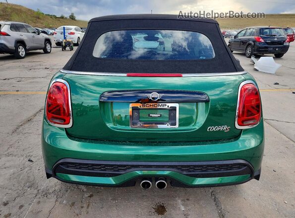 WMW43DL06P3R30163 2023 MINI COOPER Green Rear view