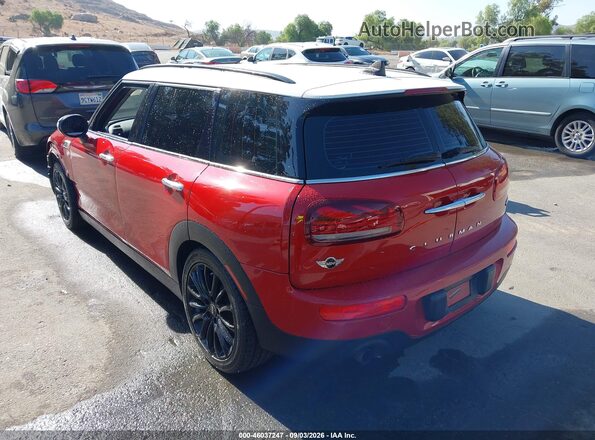 WMWLN5C5XG2B28084 2016 MINI CLUBMAN Red Задня ліва чверть