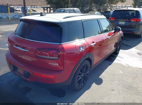 WMWLN5C5XG2B28084 2016 MINI CLUBMAN Red Задня права чверть