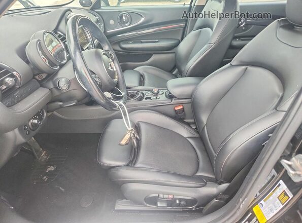 WMWLN9C59G2E47595 2016 MINI COOPER Black Вид салону спереду