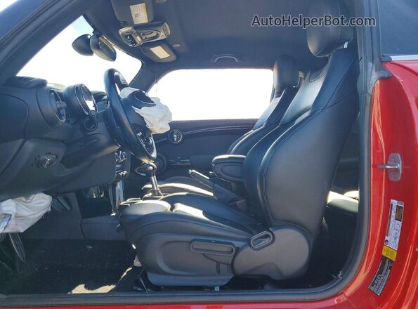 WMWXM9C50GT996890 2016 MINI COOPER Red Widok wnętrza z przodu