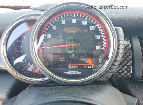 WMWXM9C50GT996890 2016 MINI COOPER Red Widok zestawu wskaźników