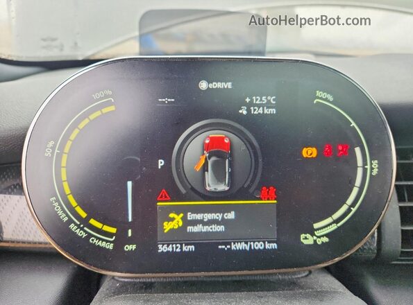 WMWXP3C08M2N51467 2021 MINI COOPER Серый Вид щитка приборов