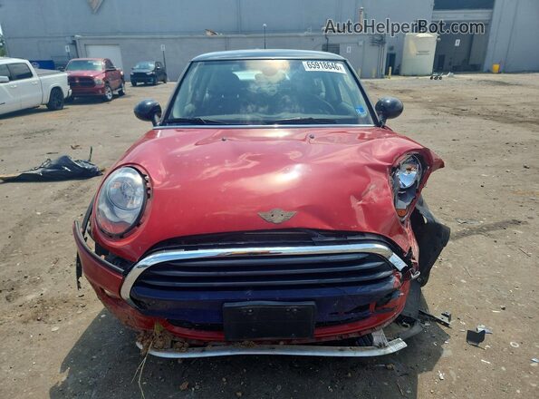 WMWXP5C58G2D70755 2016 MINI COOPER Red Вид спереду