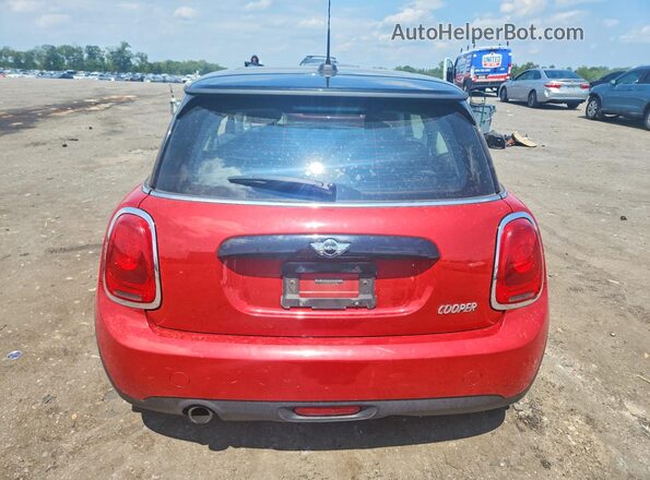 WMWXP5C58G2D70755 2016 MINI COOPER Red Вид ззаду
