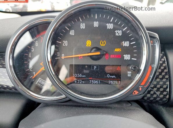 WMWXU3C59K2H89090 2019 MINI COOPER Gray Vista del cuadro de instrumentos