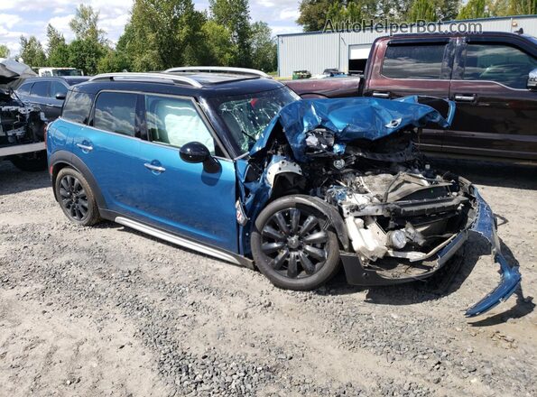 WMZYT3C32H3D98343 2017 MINI COOPER Blue Front right