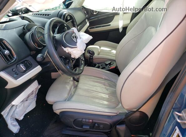 WMZYT3C32H3D98343 2017 MINI COOPER Blue Front interior view