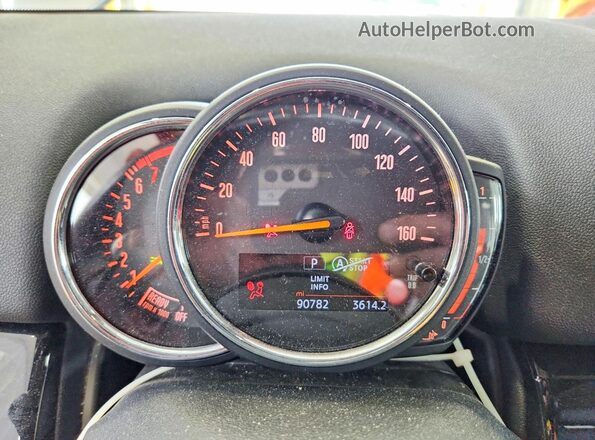 WMZYT5C52K3J88875 2019 MINI COOPER Gray Vista del cuadro de instrumentos