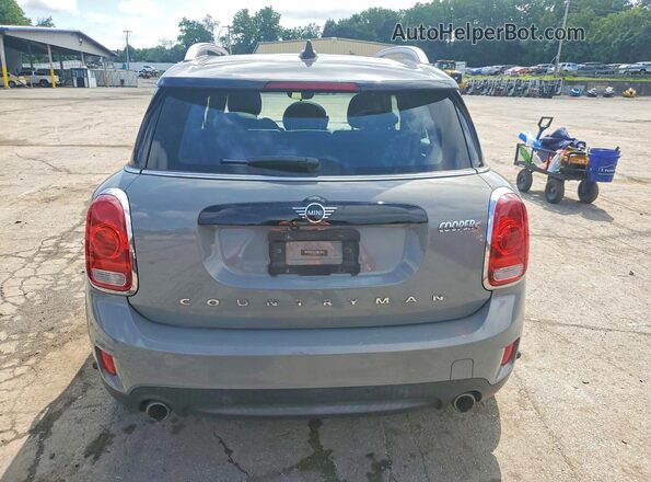 WMZYT5C53K3E64614 2019 MINI COOPER Серебряный Вид сзади