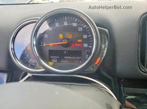 WMZYT5C53K3E64614 2019 MINI COOPER Серебряный Вид щитка приборов
