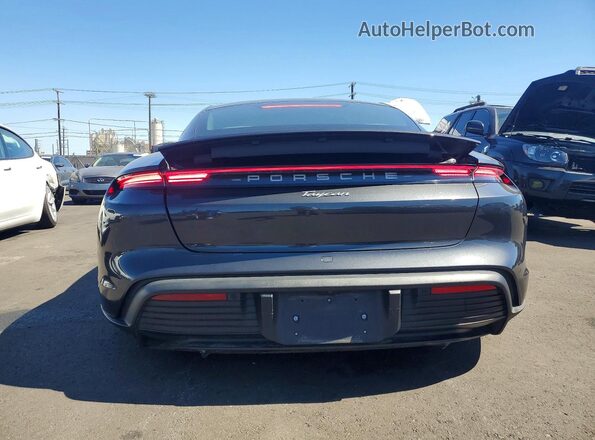 WP0AA2Y10MSA17971 2021 PORSCHE TAYCAN Gray Widok z tyłu