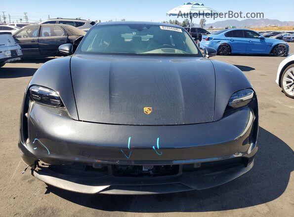 WP0AA2Y10MSA17971 2021 PORSCHE TAYCAN Gray Widok z przodu