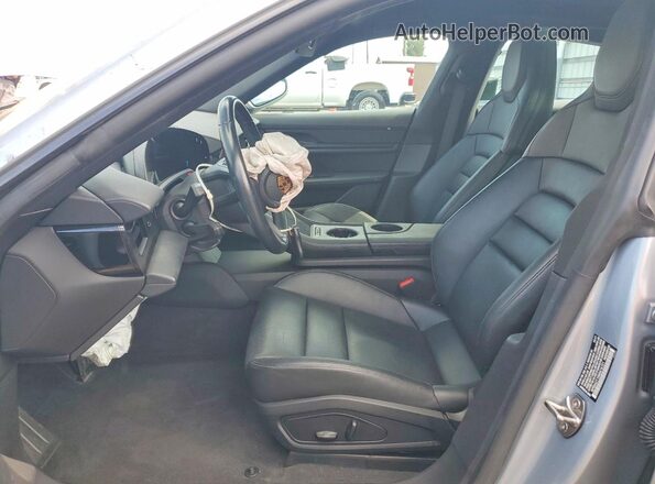 WP0AA2Y15MSA16721 2021 PORSCHE TAYCAN Gray Widok wnętrza z przodu