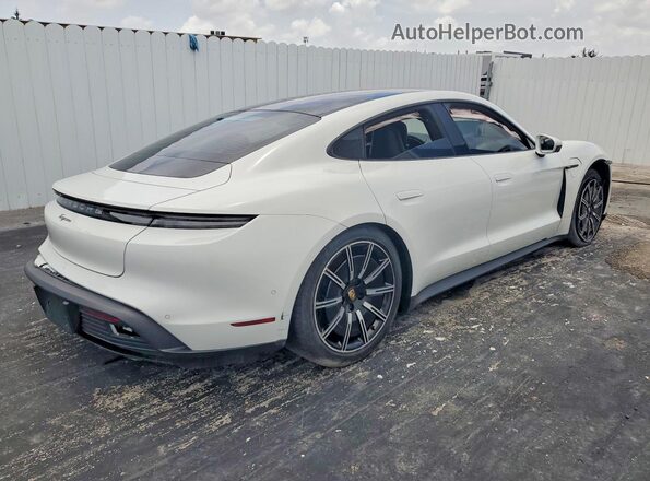 WP0AA2Y15NSA15165 2022 PORSCHE TAYCAN White Задня права чверть