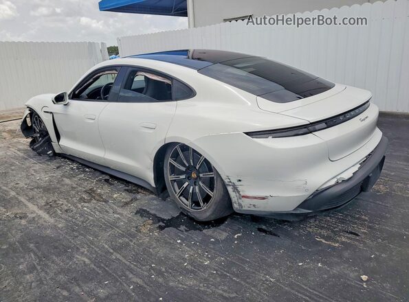 WP0AA2Y15NSA15165 2022 PORSCHE TAYCAN White Задня ліва чверть