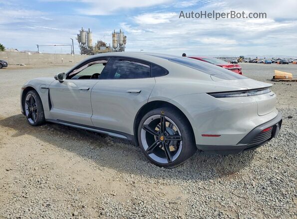 WP0AB2Y11RSA35187 2024 PORSCHE TAYCAN Gray Задня ліва чверть