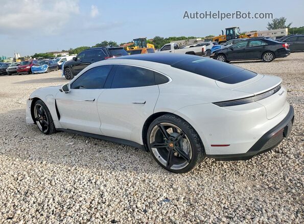 WP0AB2Y16LSA53949 2020 PORSCHE TAYCAN White უკანა მარცხენა