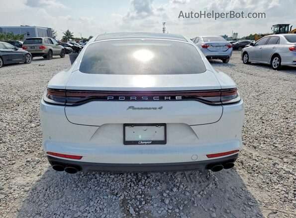 WP0AE2A71ML126756 2021 PORSCHE PANAMERA White უკანა ხედი
