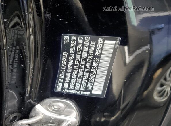 WP0CB2A92MS248325 2021 PORSCHE 911 Черный Вид подкапотного пространства