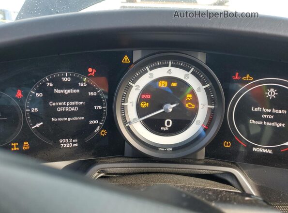 WP0CB2A92MS248325 2021 PORSCHE 911 Черный Вид щитка приборов