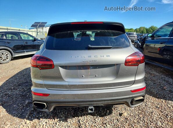 WP1AA2A20HKA90181 2017 PORSCHE CAYENNE Gray Հետևի տեսք