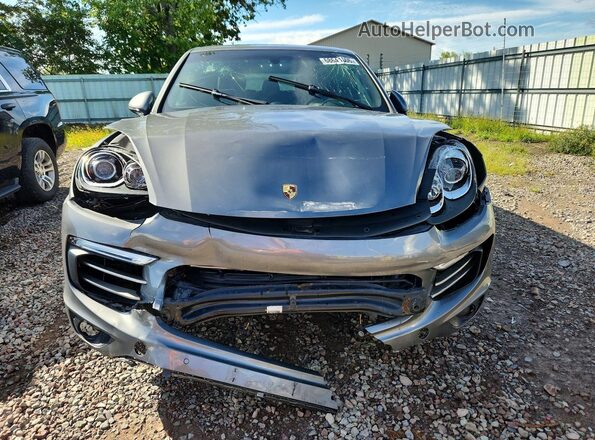 WP1AA2A20HKA90181 2017 PORSCHE CAYENNE Gray Դիմացի տեսք