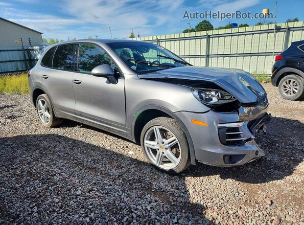 WP1AA2A20HKA90181 2017 PORSCHE CAYENNE Gray Առջևի աջ