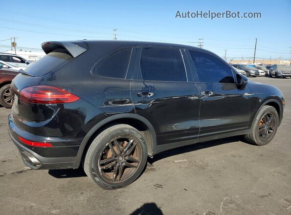 WP1AA2A22GLA09741 2016 PORSCHE CAYENNE Black უკანა მარჯვენა