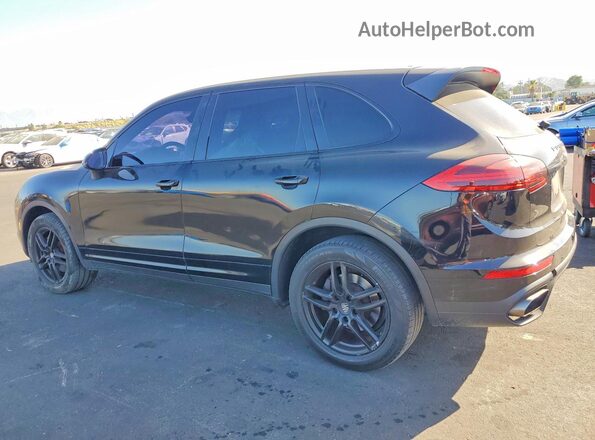 WP1AA2A22GLA09741 2016 PORSCHE CAYENNE Black უკანა მარცხენა