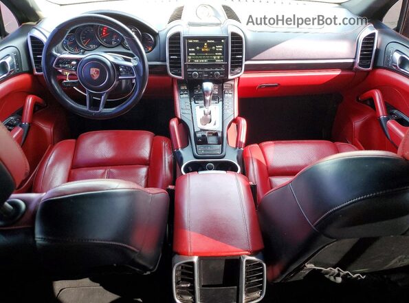 WP1AA2A22GLA09741 2016 PORSCHE CAYENNE Black წინა პანელის ხედი